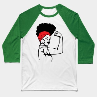 Rosie Riveter Baseball T-Shirt